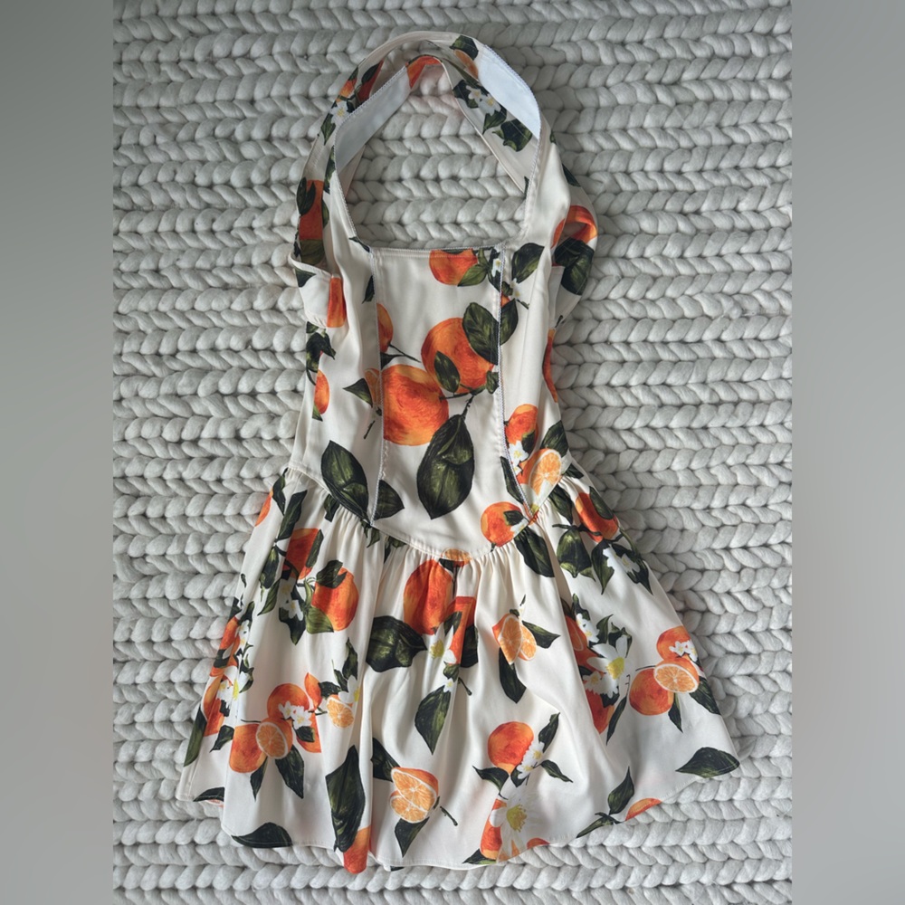 Zara Printed Short Dress Size Small *tailored the bottom so it is not a bubble